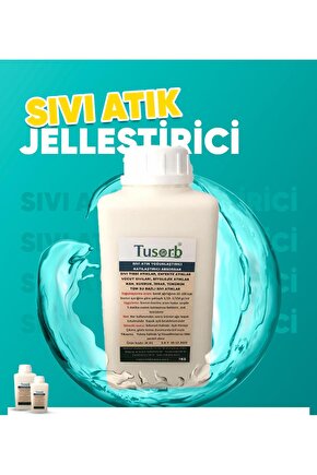 Sıvı Atık Yoğunlaştırıcı & Jelleştirici Absorban 1 Kg Plastik Şişe