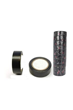 Elektrik Bandı (10 ADET) - İzole Bant - Siyah Elektrik Bant - Elektrik Bandı Paket 10Lu