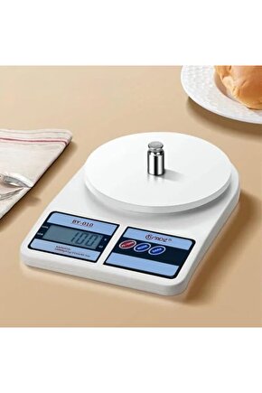 modashine Bydiz Terazi BY-010 Dijital Mutfak Terazisi - Mutfak Tartısı - Dara Alma Özellikli, LCD Ek