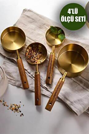 4 LÜ ÖLÇÜ KAŞIK SETİ