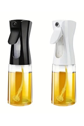 Siyah + Beyaz 2li Airfryer Püskürtme Yağdanlık