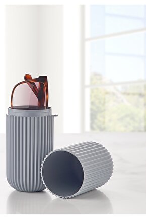 Çok Amaçlı Seyahat Saklama Kutusu Diş Fırçalık Kalemlik