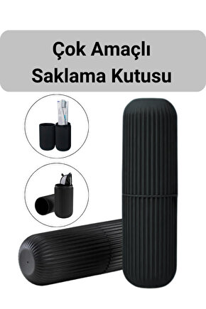 Çok Fonksiyonlu & Dayanıklı Diş Fırçalık – Seyahat İçin İdeal!