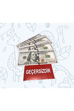 100 Adet 100 Dolarlık Oyuncak Para