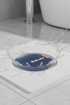 Kare Silikon Lavabo Banyo Gider Süzgeci Koku Önleyici