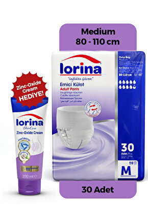 Emici Külot Medium 30 Adet - Bariyer Kremi Hediyeli