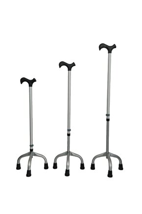 Tripod 3 Ayaklı Denge Bastonu Tripot Baston- Alüminyum Yükseklik Ayarlı