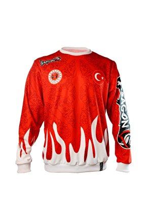 TX8501 Milli Takım Muaythai Sweatshirt Muay Thai Federasyon Logolu Milli Takım Sweatshirt