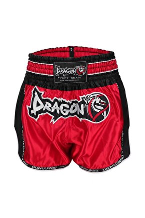 Muay Thai Şortu Retro Neo Kırmızı Mt3075