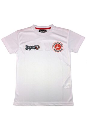 Giftoom Spor- Türkiye Kick Boks Federasyonu Armalı Kick Boks Beyaz Tişört