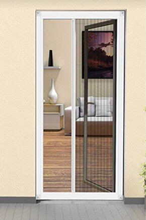 Akordiyon Sürgülü Plise Sineklik 100-220 (BEYAZ,ANTRASİT GRİ,KAHVERENGİ)