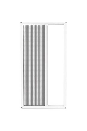 Plise Pileli Akordion Katlanır Sineklik 70 X 190 Beyaz