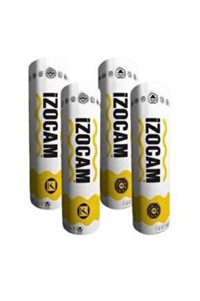 4 Adet Cam Yünü Çatı Şiltesi (38,4 METREKARE) Folyosuz Şilte 10 Cm Kalınlık Tip400