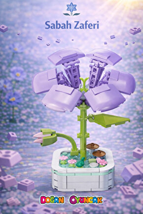 Mikro Blok Sabah Zaferi Çiçek Lego - Lego Setleri Mini Lego - Çiçek Lego - Blossom Çiçek Lego