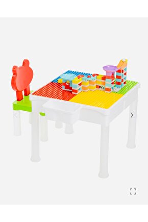 Oyun Masası 108 Parça Blok Yapı Oyuncakduplo Uyumlu