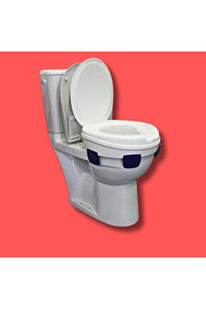 Tuvalet - Klozet Yükseltici Aparat - Kapaklı ve Taharet Musluklu