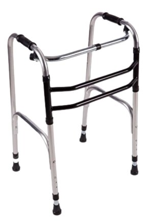 Walker Yürüteç Hareketli Katlanabilir Walker - Demir Ve Profil Walker