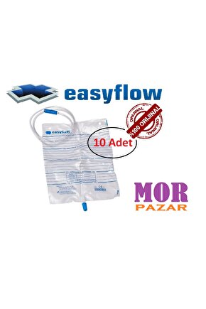 Steril Idrar Torbası Düz Musluk 10 Lu Paket