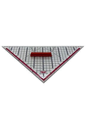 Geoderik Üçgen Cetvel Gemici Cetveli Tekstil Cetveli Modelist Cetveli 32 cm