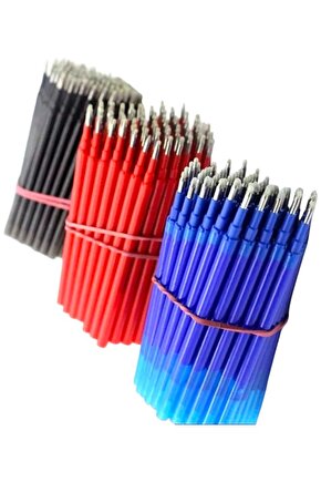 Uçan Kalem 1 Paket 100 Adet Kalem 34 Adet Mavi 33 Adet Kırmızı 33 Adet Siyah 2.50 ml Refil