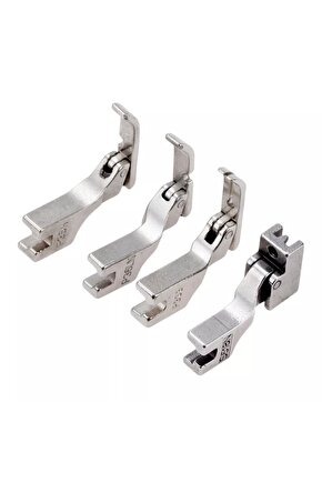 Sanayi Düz Makina Fermuar Ayak Seti 4 Adet Bir Arada Takım Olarak Gönderilecektir