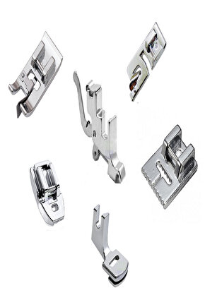 Sınger Zetina Janome Ayaklar -ayak BağlantısI kıvırma,nervür,sürfile,büzgü Ayak,gizli Fermuar Ayak)