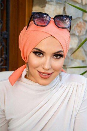 Neon Turuncu Çapraz Bone