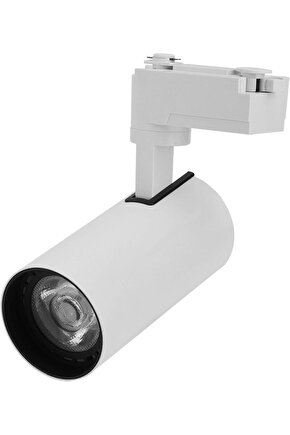 Alüminyum Gövde 30 Watt 4000 Kelvin Gün Işığı Ledli Çok Kaliteli Ray Spot , Led Armatür (Ray Hariç)