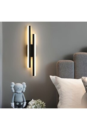 Elektrikle Çalışır, 12 Watt , 3000 Kelvin Gün Işığı Led Aplik, İç Merkan Led Duvar Armatürü -220V