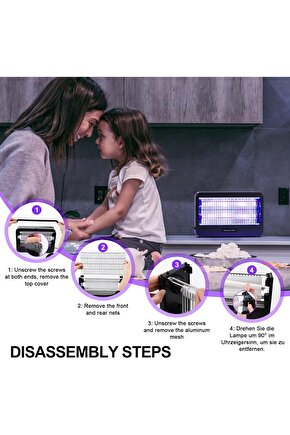 20 Watt Çok Kaliteli, 20 M2 Iç Mekan Sinek - Uçan Haşere Öldürücü Cihaz, Elektrikli Sinek Öldürücü