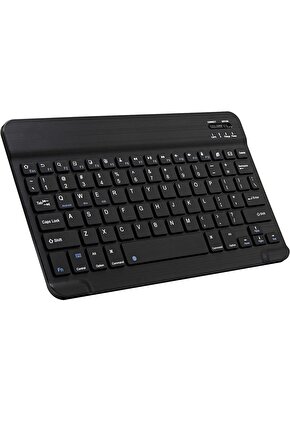 Tablet ve Telefonlar Için Şarjlı Kablosuz Türkçe Bluetooth Klavye