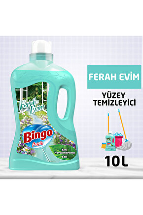 Fresh Yüzey Temizleyici 2,5 Lt Ferah Evim Ekonomi Paketi 4lü