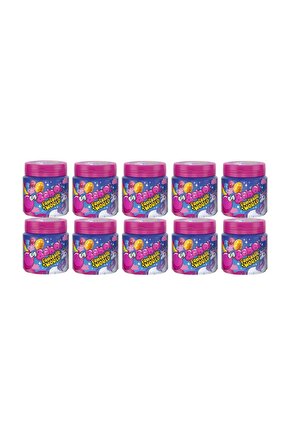 Fantastic World Çilek, Muz ve Yaban Mersini Aromalı Sakız 90 gr x 10 Adet