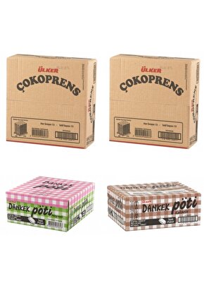 2 Kutu 48 Adet Çokoprens Ve 2 Kutu 48 Adet Dankek