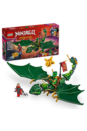® NINJAGO® Lloyd’un Yeşil Orman Ejderhası 71829 - 6+ Çocuklar için Yaratıcı Oyuncak Yapım Seti(128P)
