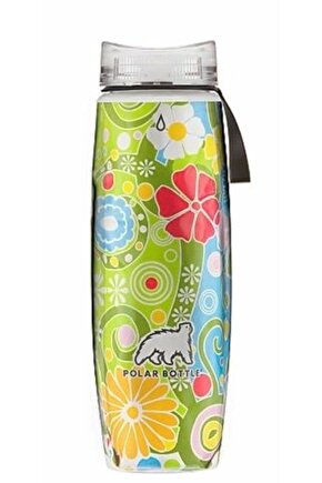 Bottle Ergo Insulated Graphic Termos 0.65 Litre-YEŞİL