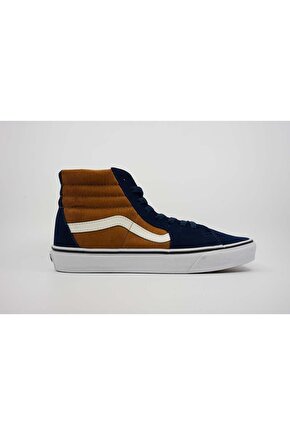 UA SK8-Hi Erkek LacivertKahverengi Sneaker VN0007NS0BO1