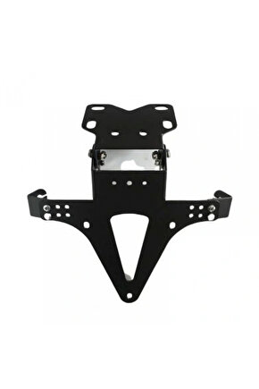 Motosiklet Katlanır Plakalık Sinyal Bağlantılı Siyah