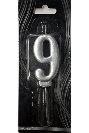 Rakam Mum 9 Gümüş