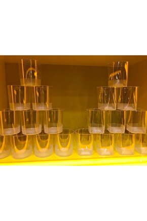 Süper Dayanıklı Kokteyl Ve Viski Bardakları 10lu
