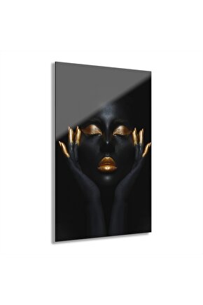 Kadın Model Cam Tablo Duvar Dekoru 15