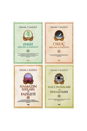 GAZALİDEN 4LÜ KİTAP SETİ