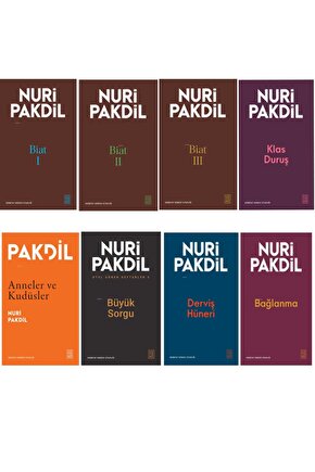NURİ PAKDİL OTEL GÖREN DEFTERLER 15 KİTAP SET