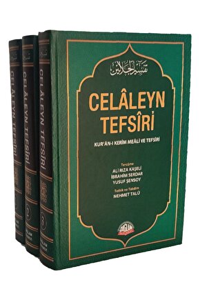 Celaleyn Tefsiri  Kuranı Kerim Meali Ve Tefsiri 3 Cilt Ithal Kağıt