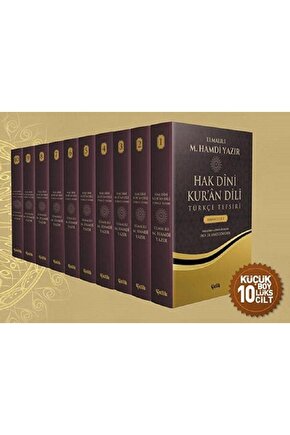 Hak Dini Kuran Dili Türkçe Tefsiri 10 Kitap Takım  Çelik Yayınevi  Elmalılı