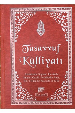 Tasavvuf Külliyatı, 17x24 Cm. Ciltli, Gelenek Yay