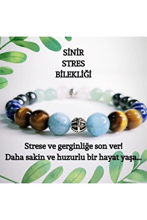 Doğaltaş Unisex Sinir Ve Strese Karşı Etkili Tılsım Bilekliği