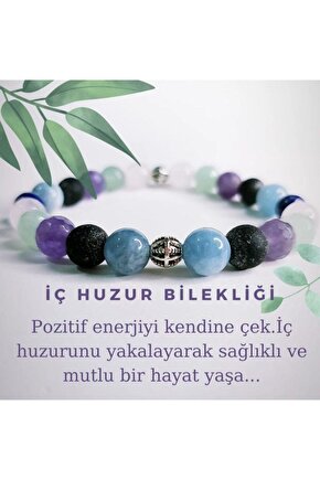 Doğaltaş Mutluluk, Içhuzur, Pozitif Enerji Tılsım Bilekliği