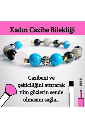 Doğaltaş Kadın Cazibe Çekicilik Tılsım Bilekliği