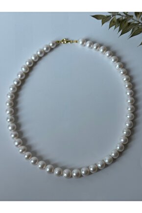 Gerçek İnci Gümüş Kolye (8 mm )